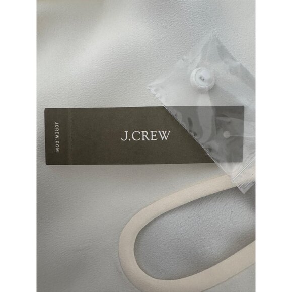 J.Crew XXSP NWT Cream Blouse Puff Sleeves - Picture 5 of 14